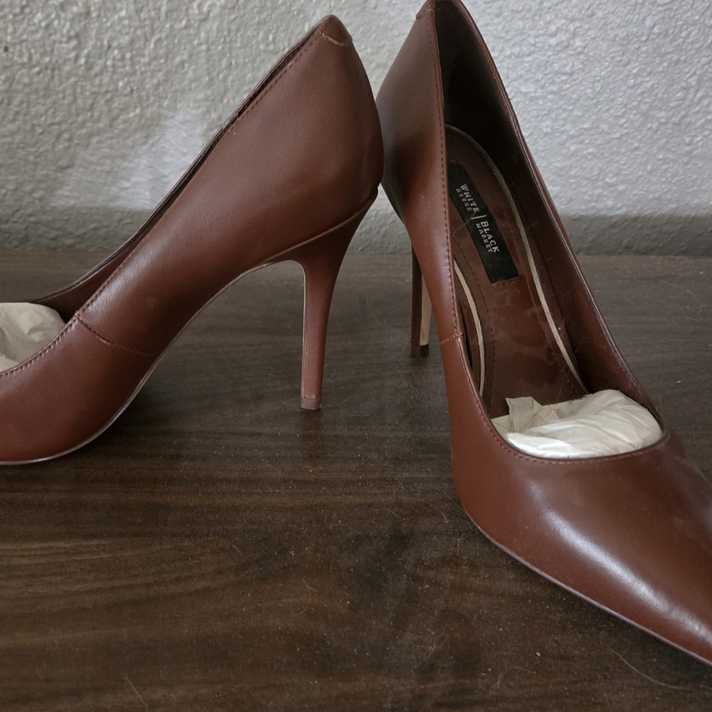White House Black Market Brown Heels